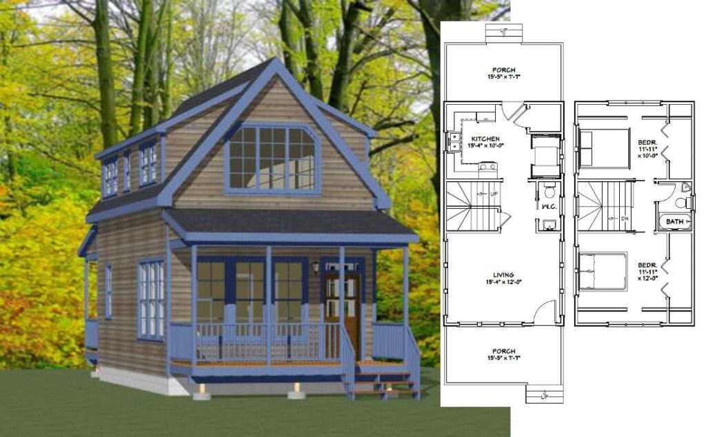 16x30-Small-House-Plan-878-sq-ft-PDF-Floor-Plan-Cover