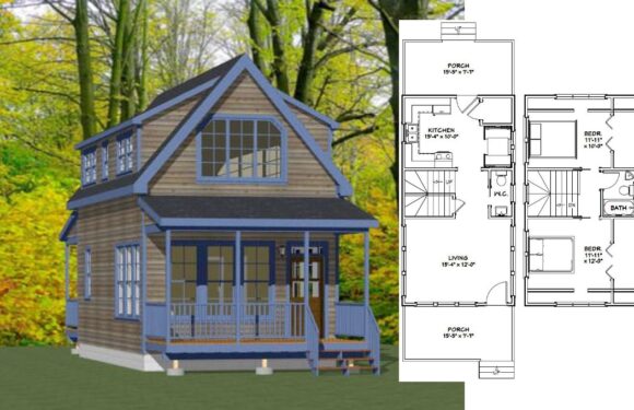 16×30 Small House Plan 878 sq ft PDF Floor Plan