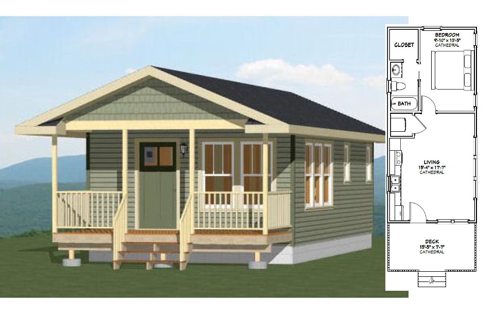 16x32-House-Plans-3d-1-Bedroom-1-Bath-511-sq-ft-PDF-Floor-Plan-Cover