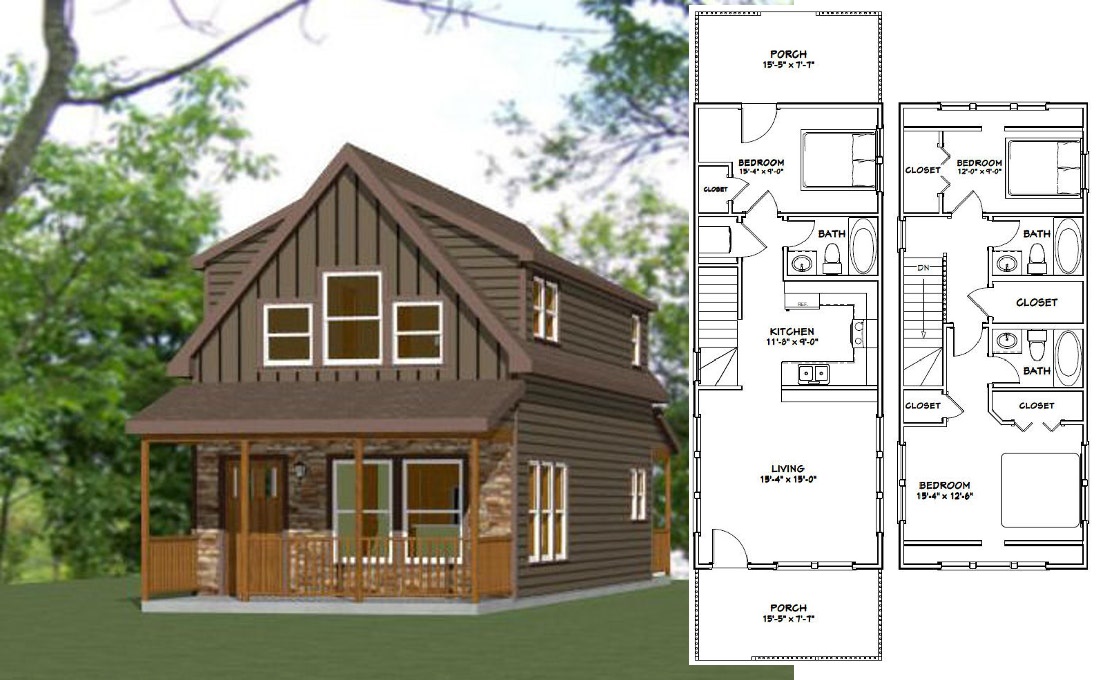 16x40-Simple-House-Design-1193-sq-ft-PDF-Floor-Plan-Cover