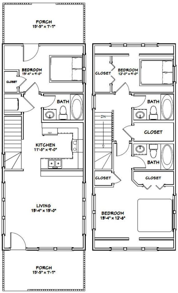 16x40-Simple-House-Design-1193-sq-ft-PDF-Floor-Plan-floor-plan