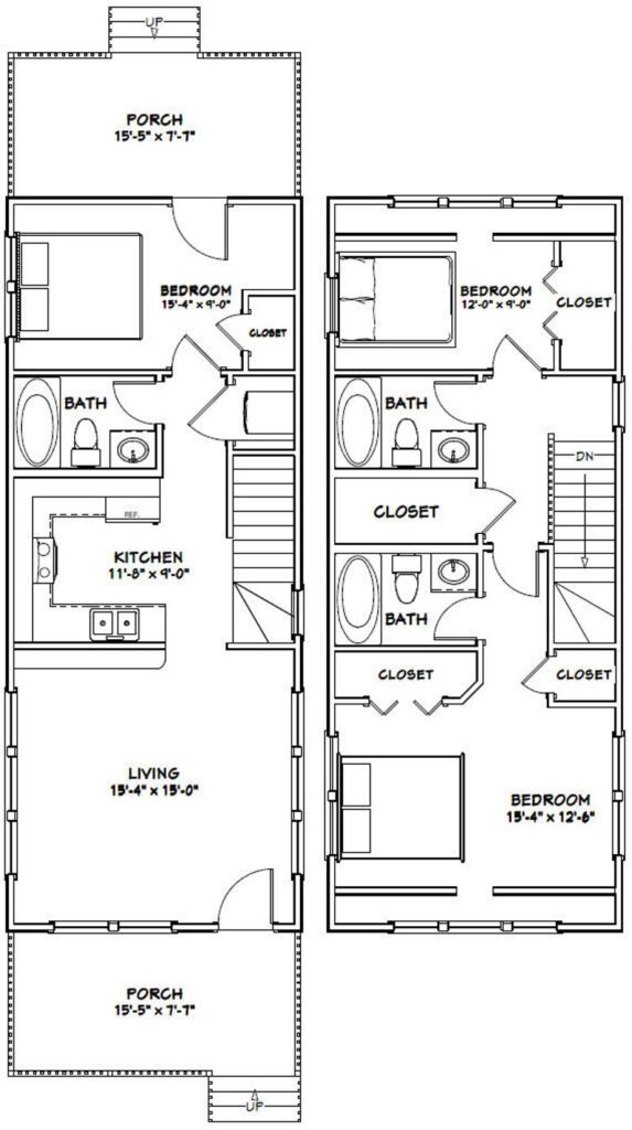 16x40-Simple-House-Plan-1193-sq-ft-PDF-Floor-Plan-layout-plan-1