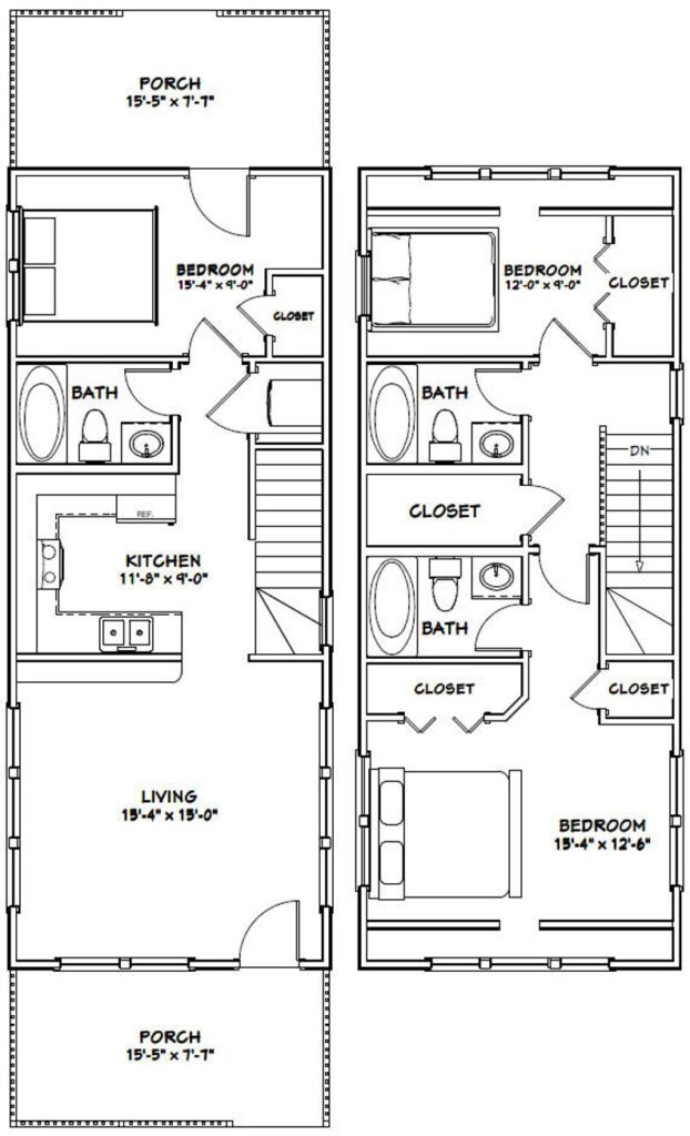 16x40-Tiny-House-Plan-1193-sq-ft-PDF-Floor-Plan-layout-plan