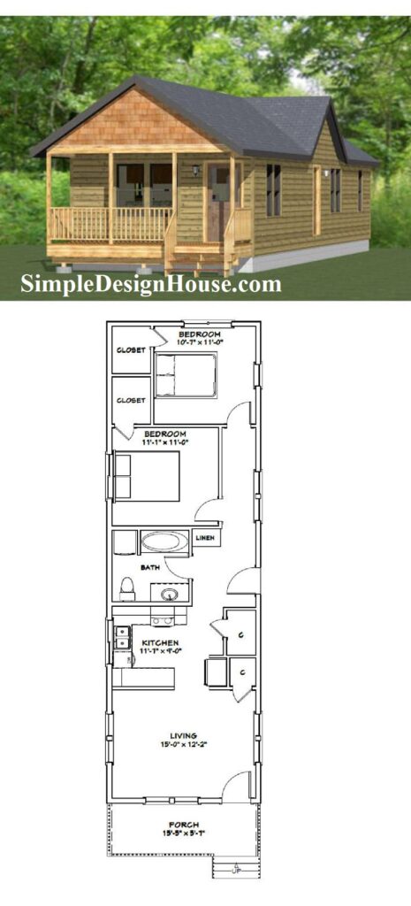 16x54-House-Design-3d-2-Bedrooms-1-Bath-864-sq-ft-PDF-Floor-Plan-3d