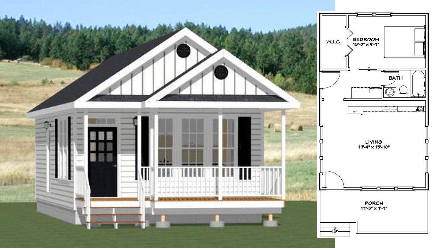 18x32-Small-House-Plan-1-Bedroom-1-Bath-576-sq-ft-PDF-Floor-Plan-c