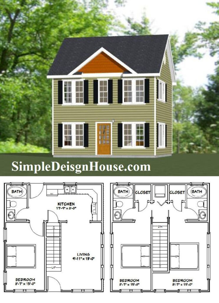22x24-House-Plans-3d-3-Bedrooms-3-Baths-987-sq-ft-PDF-Floor-Plan-3d