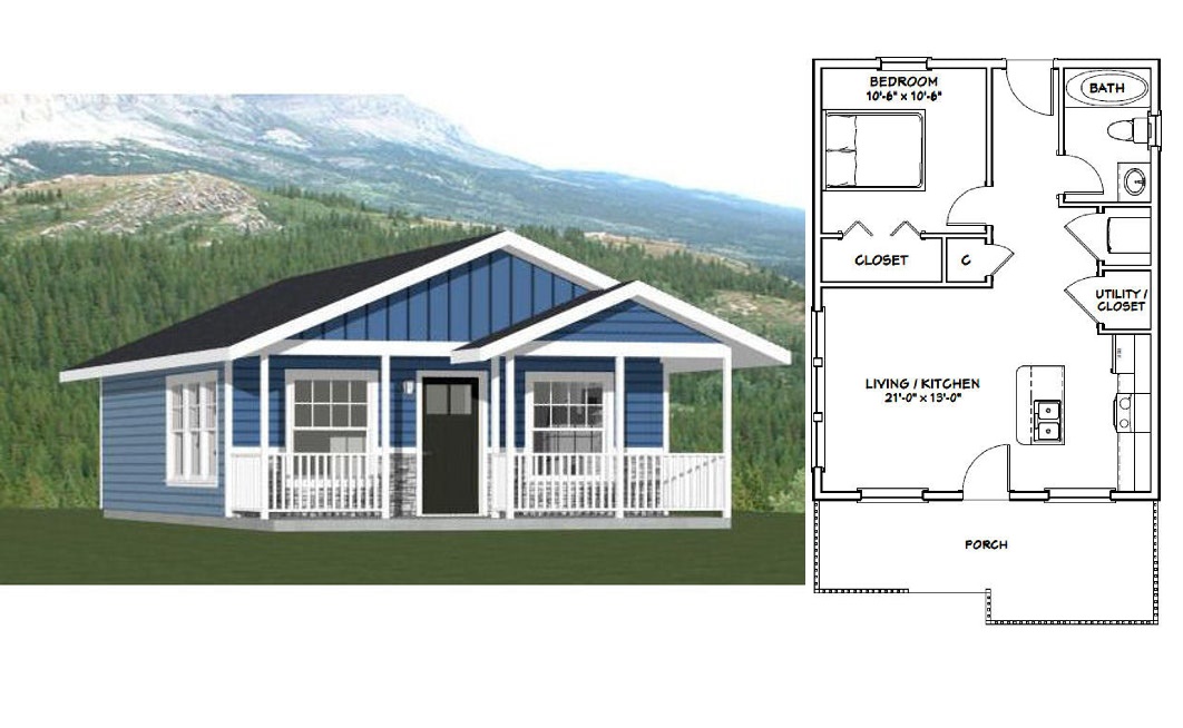 22x28-House-Design-Plan-1-Bedroom-1-Bath-616-sq-ft-PDF-Floor-Plan-Cover