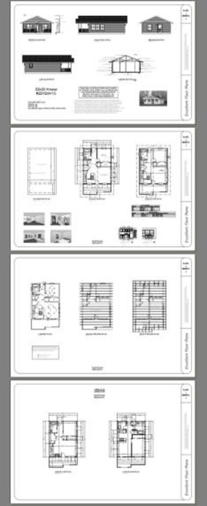 22x28-Small-House-Design-1-Bedroom-1-Bath-616-sq-ft-PDF-Floor-Plan-all