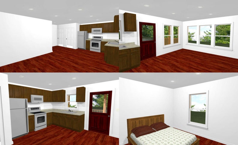 22x28-Small-House-Plan-1-Bedroom-1-Bath-616-sq-ft-PDF-Floor-Plan-interior-3d