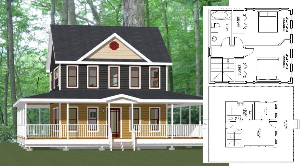 24x24-House-Design-Plans-2-Bedrooms-1.5-Bath-1059-sq-ft-PDF-Floor-Plan-Cover