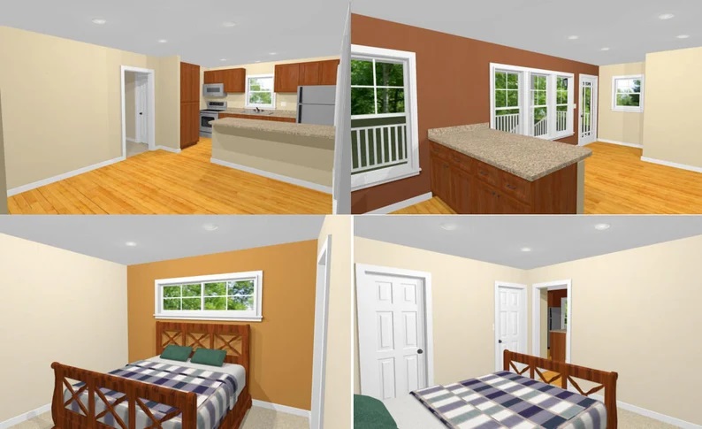24x24-Layout-Small-Duplex-House-1088-sq-ft-PDF-Floor-Plan-interior