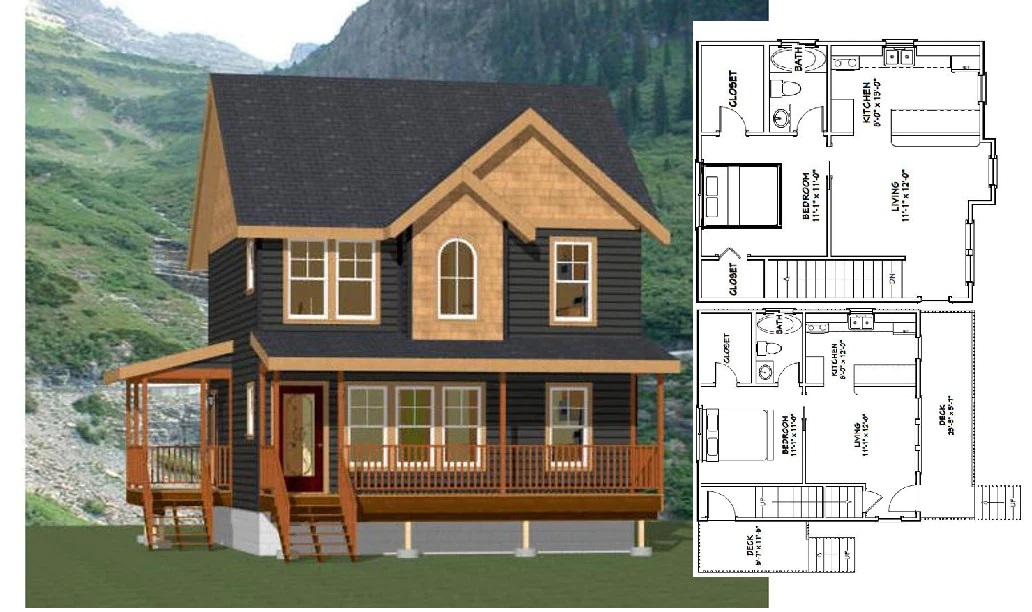 24x24-Small-Duplex-Plans-1096-sq-ft-PDF-Floor-Plan-Cover