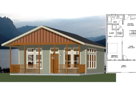 24×30 House Design Plan 720 sq ft PDF Floor Plan