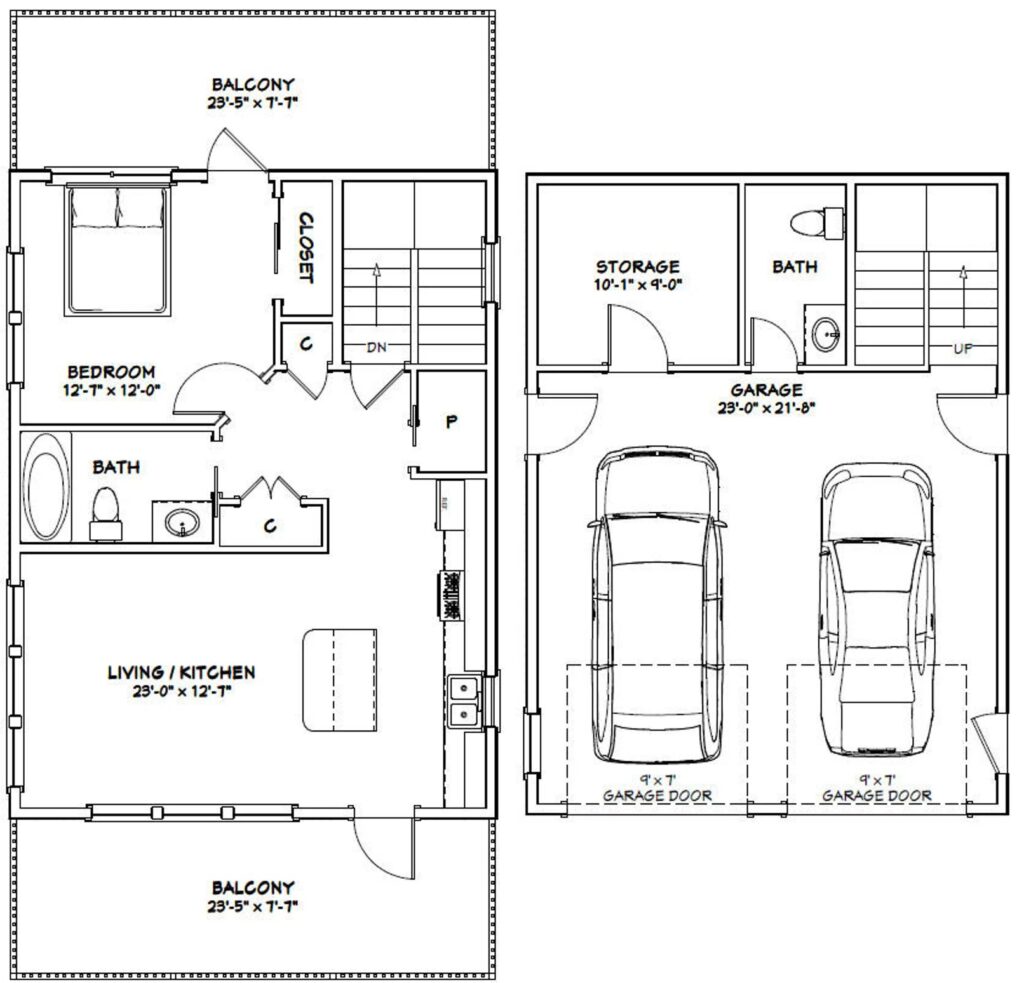 24x32-House-Floor-Plans-1-Bedroom-1.5-Bath-830-sq-ft-PDF-Floor-Plan-Layout-plan