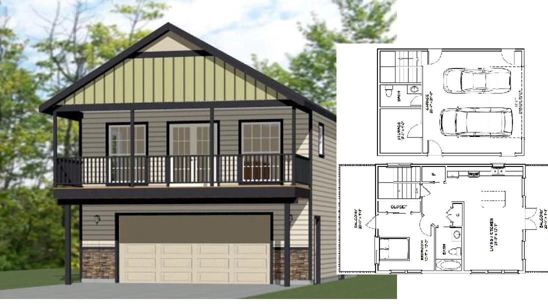 24x32-House-Layout-Plan-1-Bedroom-1.5-Bath-830-sq-ft-PDF-Floor-Plan-Cover