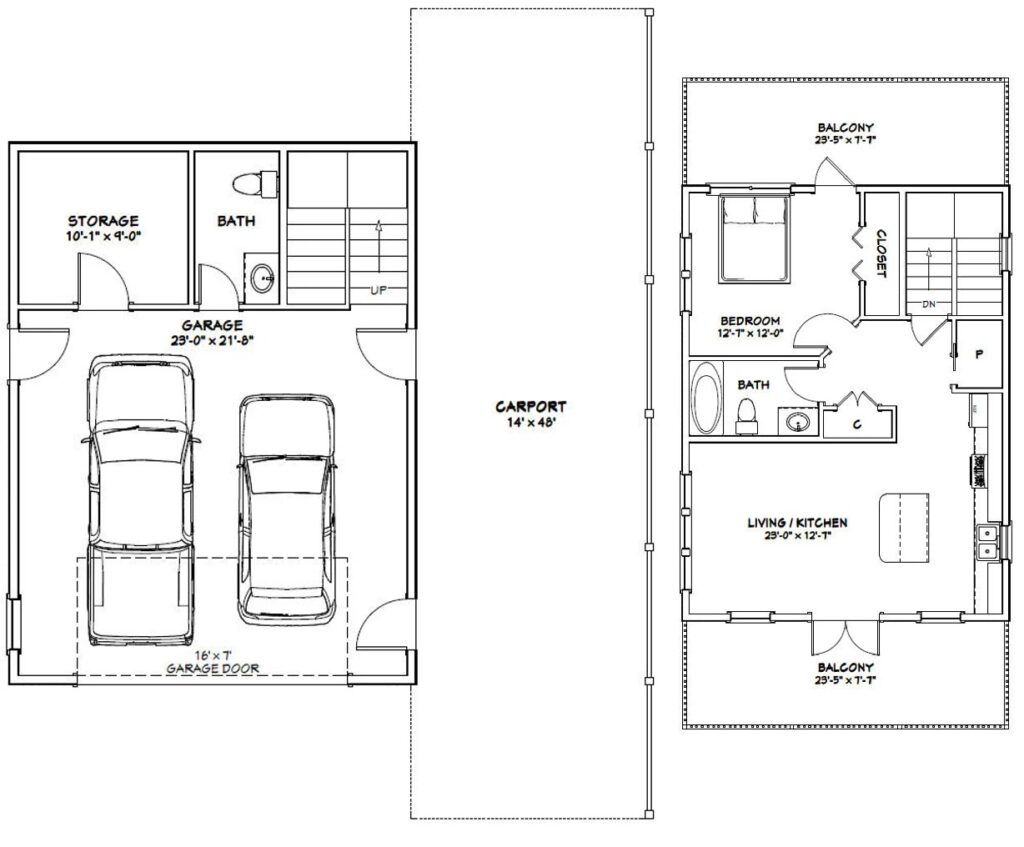 24x32-House-Simple-Plan-1-Bedroom-1.5-Bath-830-sq-ft-PDF-Floor-Plan-layout-plan