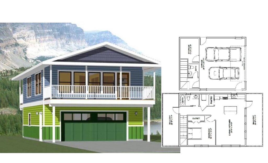 24x32-House-with-Plan-1-Bedroom-1.5-Bath-851-sq-ft-PDF-Floor-Plan-Cover