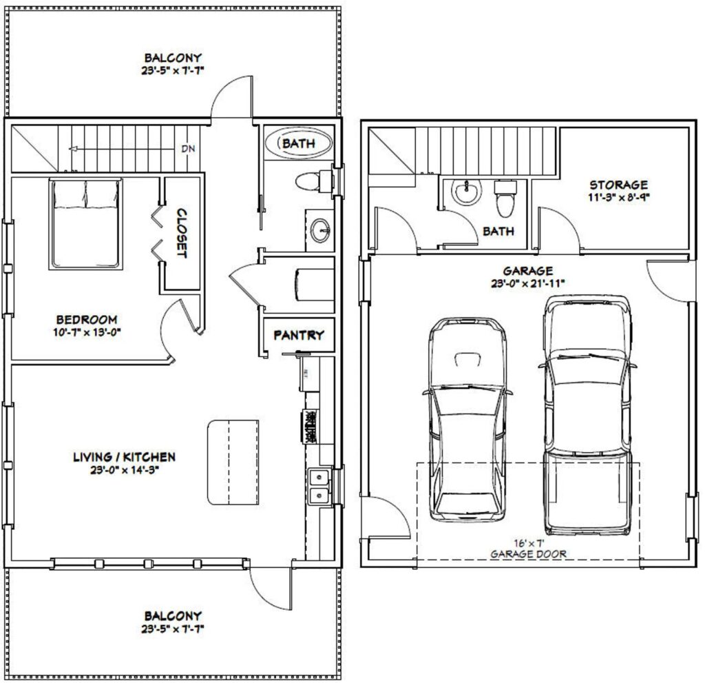 24x32-House-with-Plan-1-Bedroom-1.5-Bath-851-sq-ft-PDF-Floor-Plan-layout-plan