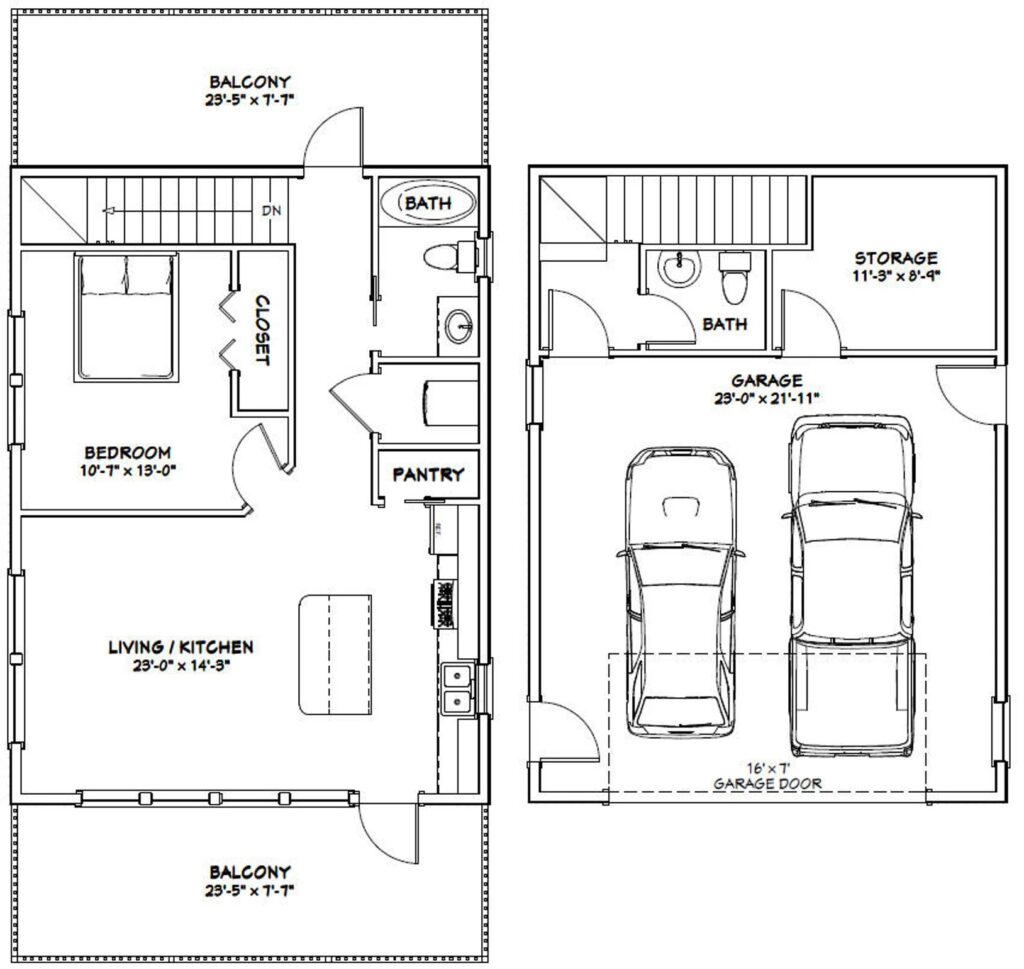 24x32-Simple-3d-House-Plan-1-Bedroom-1.5-Bath-851-sq-ft-PDF-Floor-Plan-layout-plan