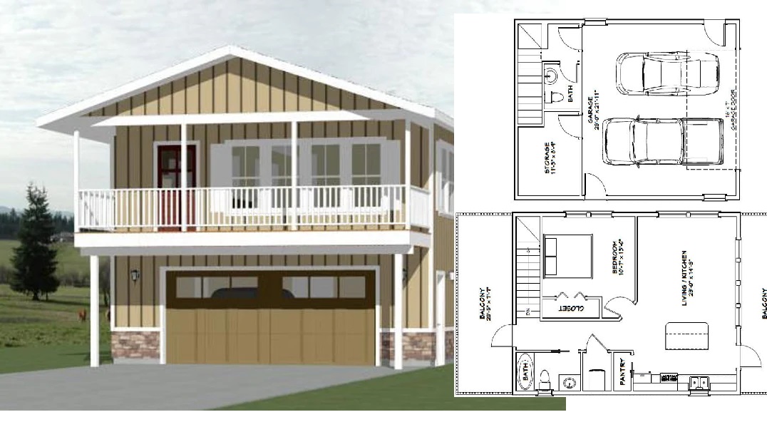 24x32-Simple-Design-House-Plan-1-Bedroom-1.5-Bath-851-sq-ft-PDF-Floor-Plan-Cover