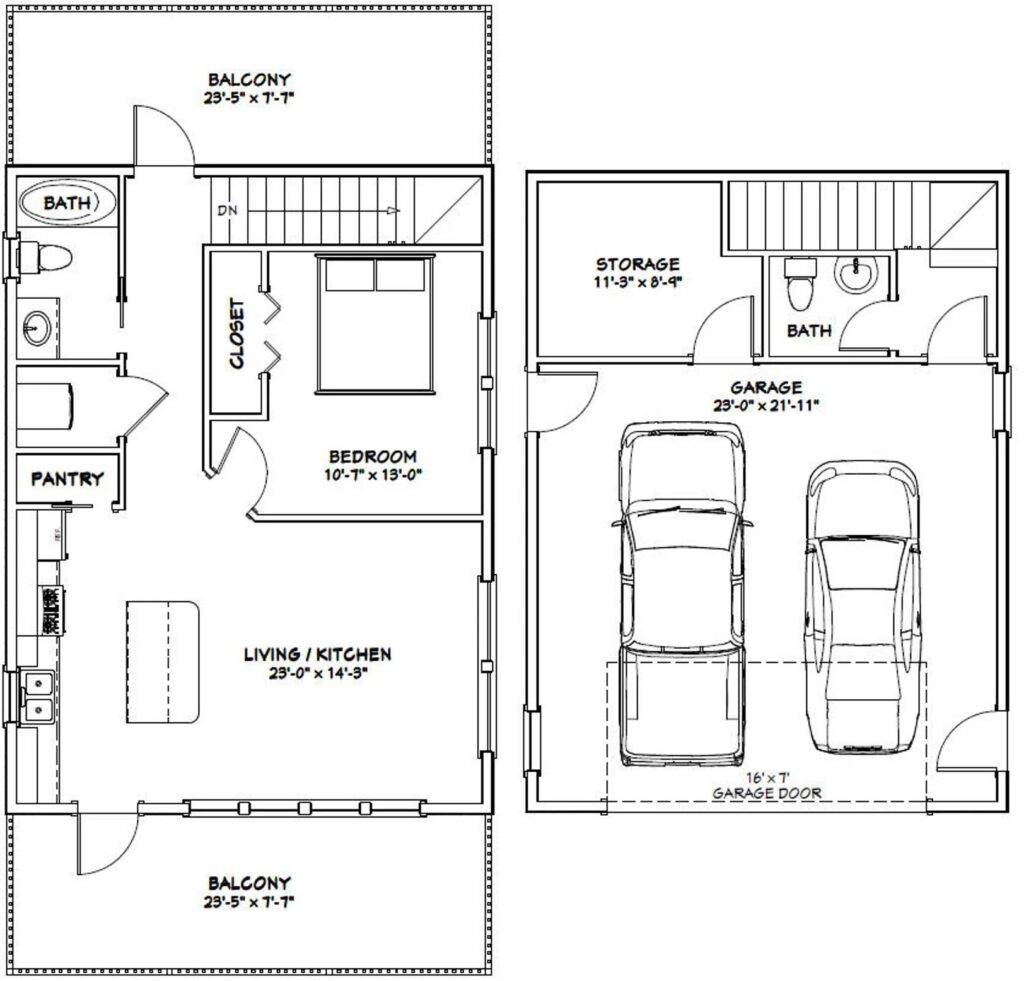 24x32-Simple-Design-House-Plan-1-Bedroom-1.5-Bath-851-sq-ft-PDF-Floor-Plan-layout-plan
