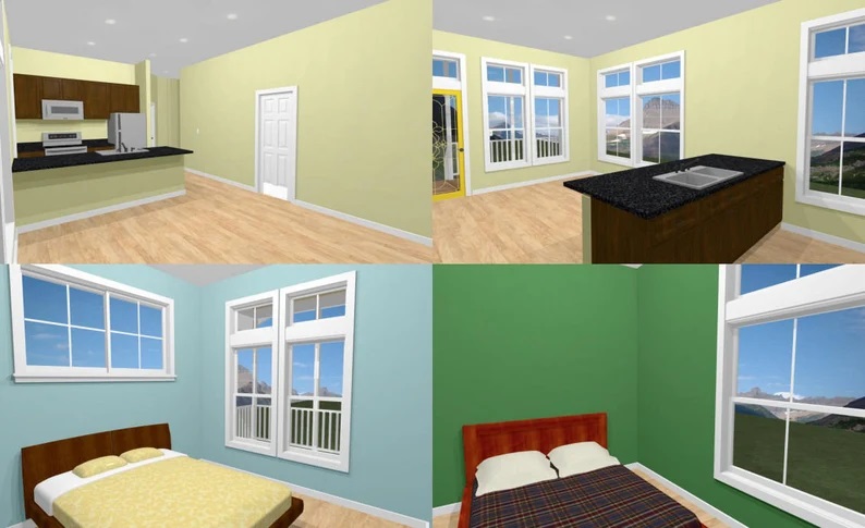 24x32-Simple-Small-Plan-2-Bedrooms-2-Baths-768-sq-ft-PDF-Floor-Plan-interior