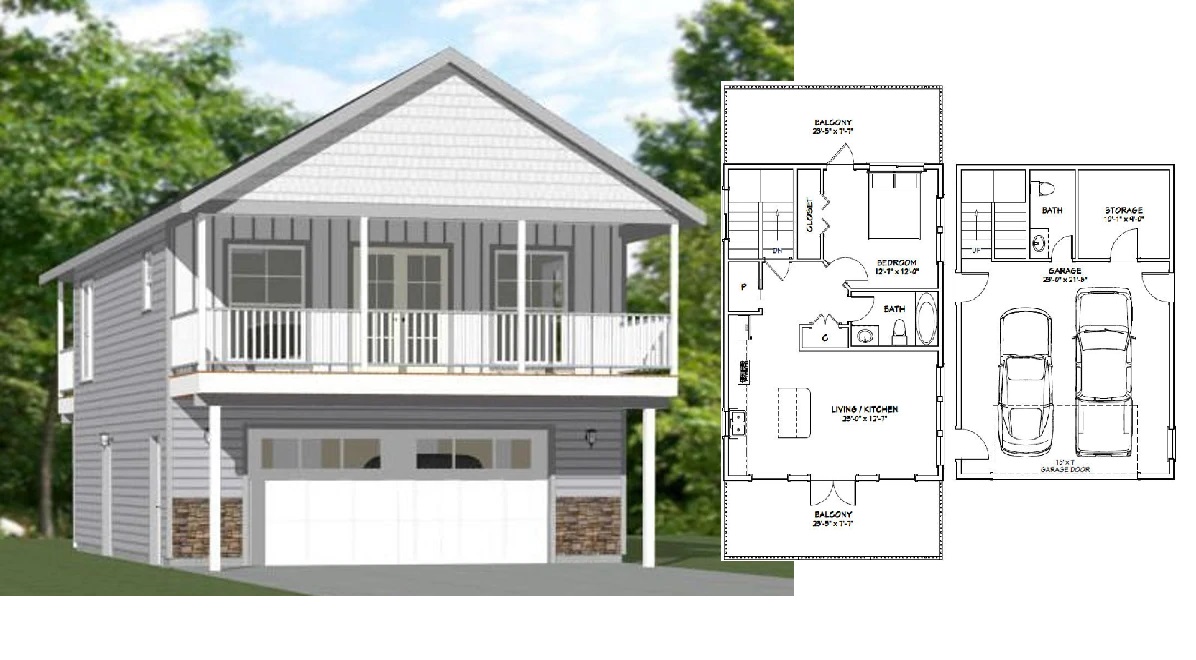 24x32-Simple-Tiny-House-Plan-1-Bedroom-1.5-Bath-830-sq-ft-PDF-Floor-Plan-Cover