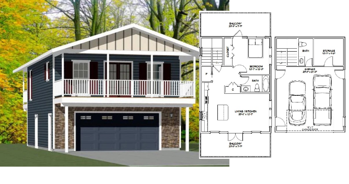 24x32-Small-Floor-Design-House-1-Bedroom-1.5-Bath-830-sq-ft-PDF-Floor-Plan-Cover