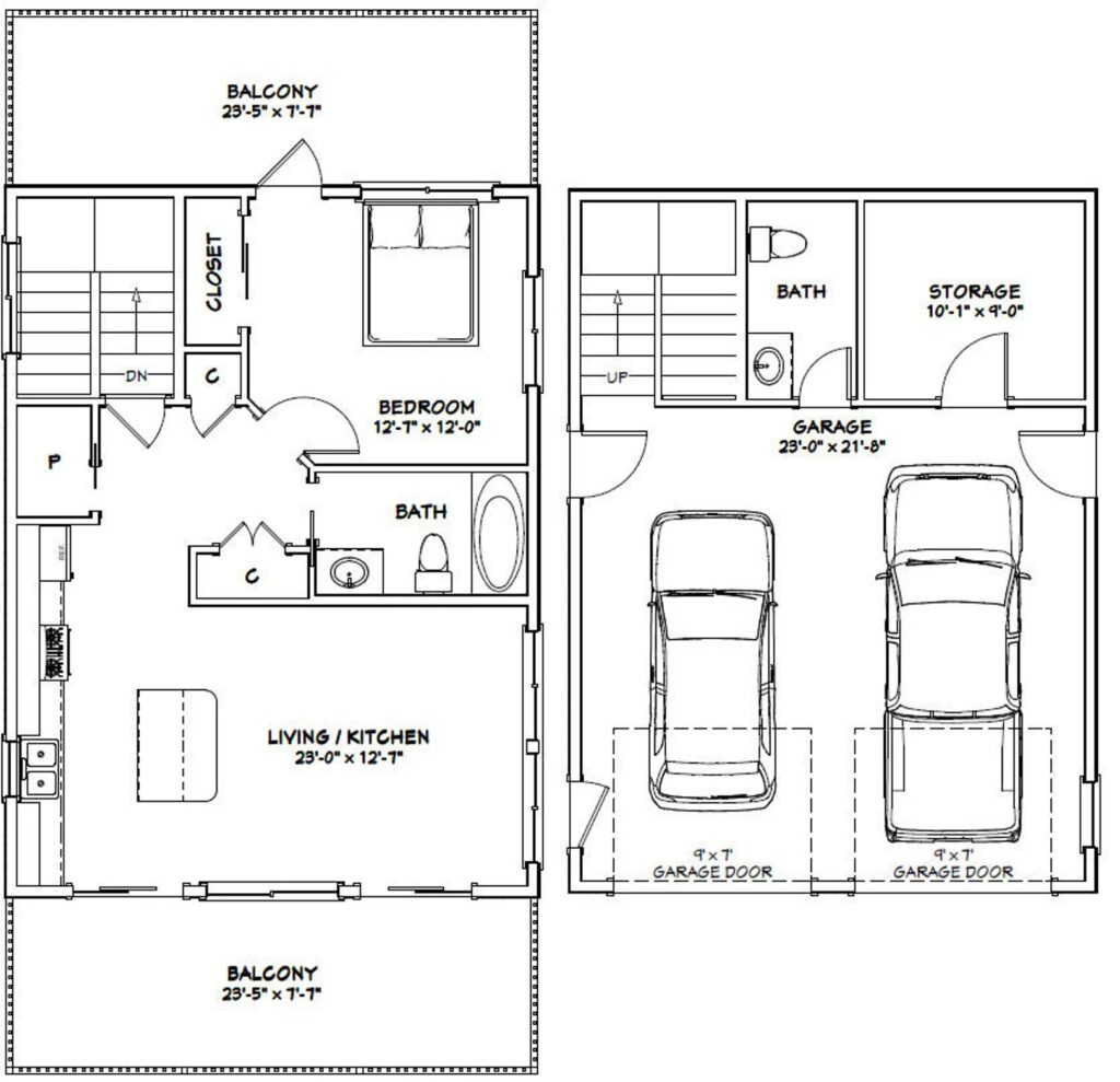 24x32-Small-Floor-Plan-1-Bedroom-1.5-Bath-830-sq-ft-PDF-Floor-Plan-layout-plan