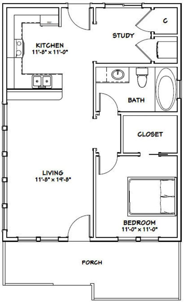 24x32-Small-House-Plan-1-Bedroom-1-Bath-768-sq-ft-PDF-Floor-Plan-layout-plan
