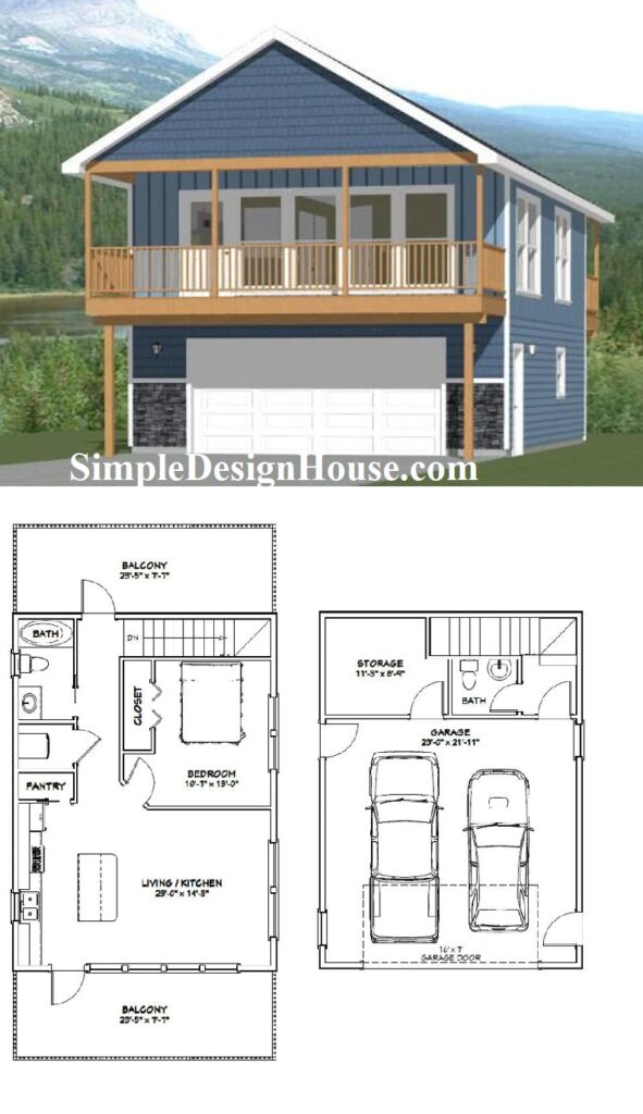 24x32-Small-Simple-House-1-Bedroom-1-5-Bath-851-sq-ft-PDF-Floor-Plan-3d