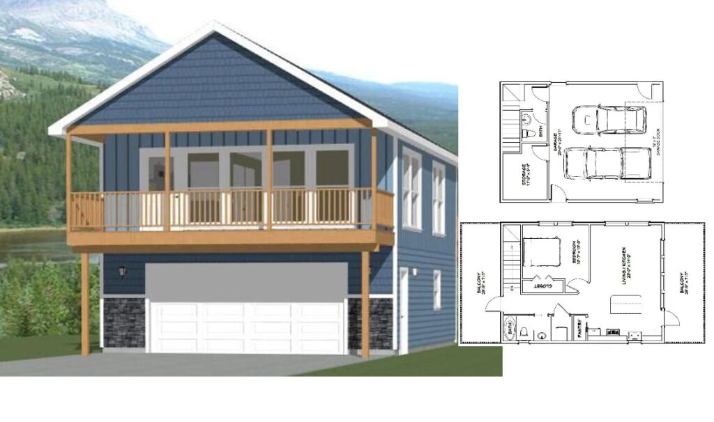 24x32-Small-Simple-House-1-Bedroom-1-5-Bath-851-sq-ft-PDF-Floor-Plan-Cover