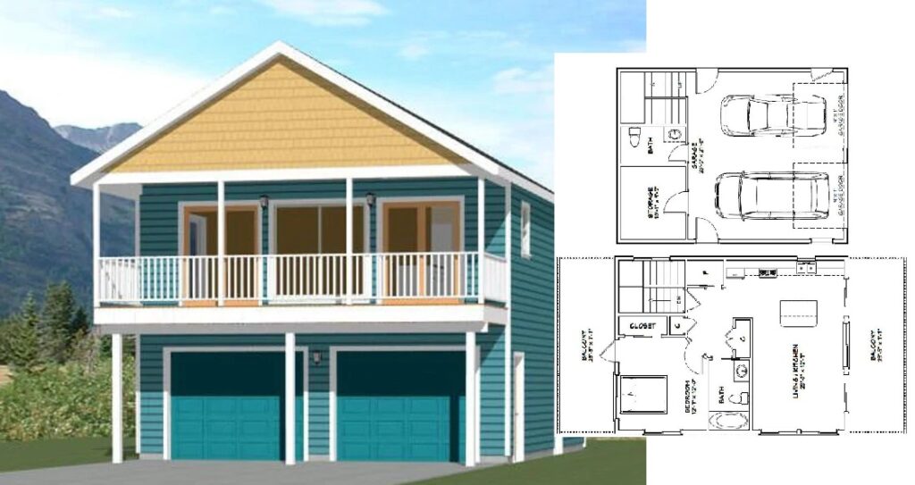 24x32-Tiny-Small-House-Plan-1-Bedroom-1.5-Bath-830-sq-ft-PDF-Floor-Plan-Cover