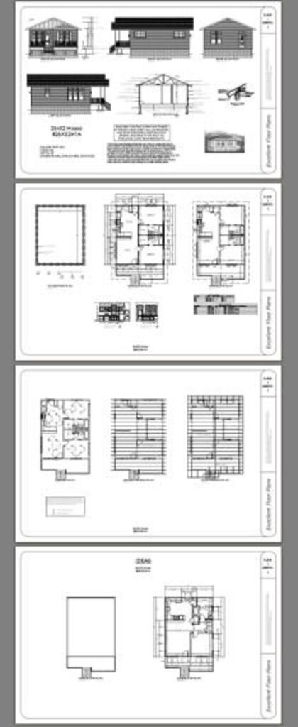 26x32-Small-House-Design-2-Bedrooms-2-Baths-832-sq-ft-PDF-Floor-Plan-all