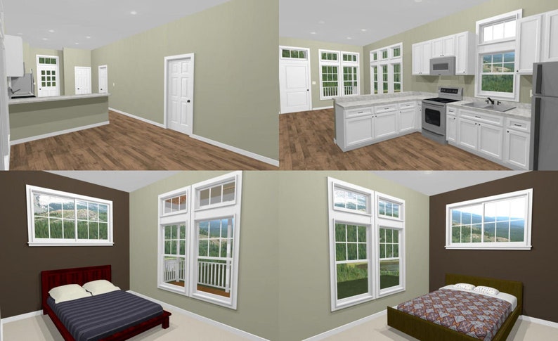 26x32-Small-House-Design-2-Bedrooms-2-Baths-832-sq-ft-PDF-Floor-Plan-interior