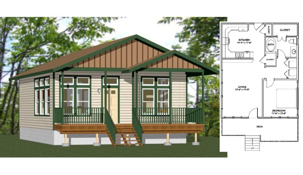 26x32-Small-House-Plans-1-Bedroom-1-Bath-832-sq-ft-PDF-Floor-Plan-Cover