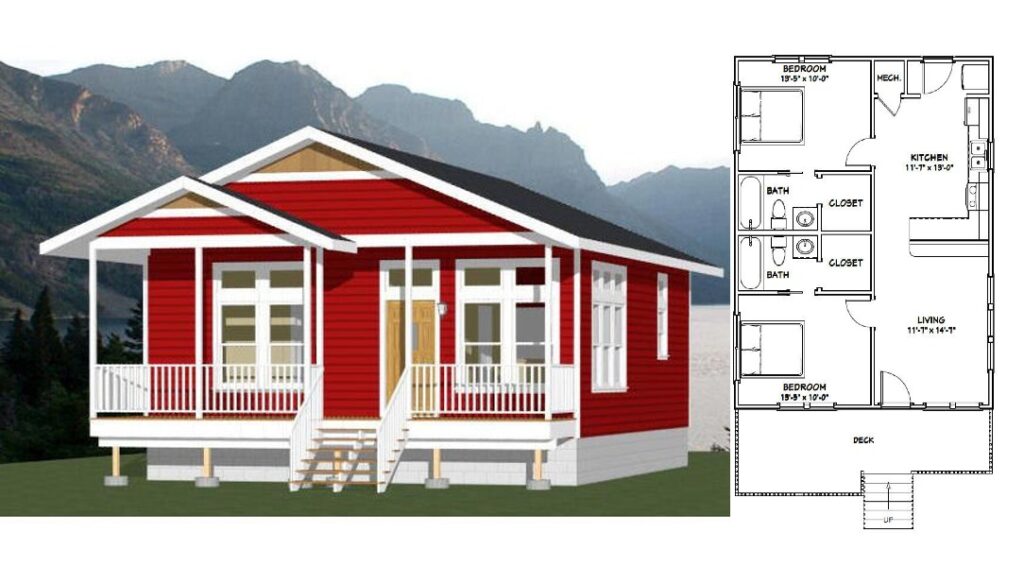 26x32-Tiny-House-Plans-2-Bedrooms-2-Baths-832-sq-ft-PDF-Floor-Plan-Cover