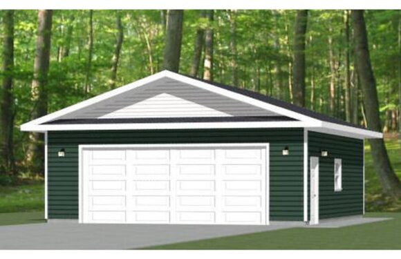 28×30 2 Cars Garage Plan 840 sq ft PDF Floor Plan