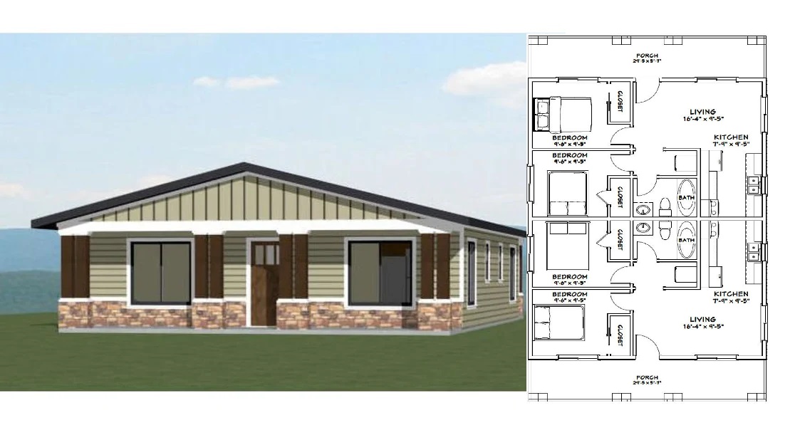 30x40-Duplex-House-Plans-1200-sq-ft-PDF-Floor-Plan-cover