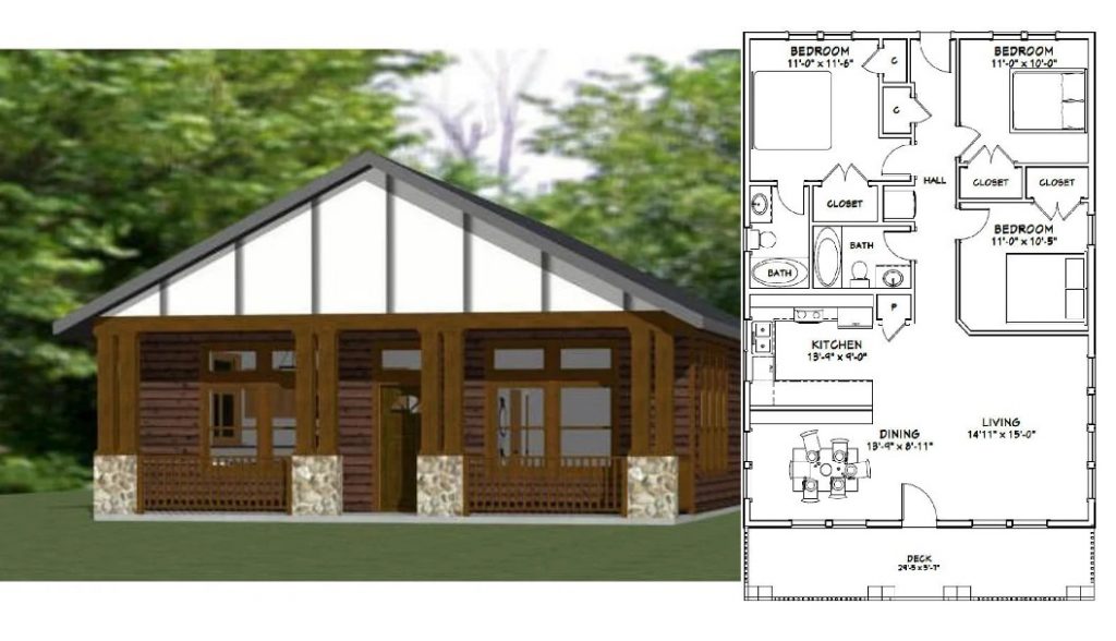 30x40-House-Design-3-Bedrooms-2-Bath-1200-sq-ft-PDF-Floor-Plan-cover