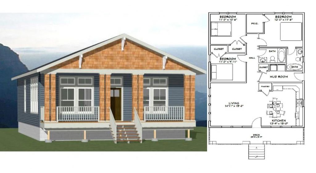 30x40-House-Design-Idea-3-Bedrooms-2-Baths-1200-sq-ft-PDF-Floor-Plan-cover