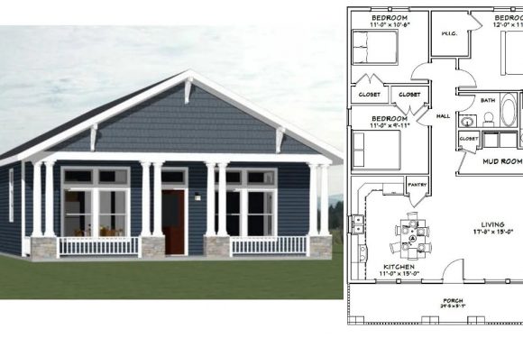 30×40 House Design Plans 1200 sq ft PDF Floor Plan