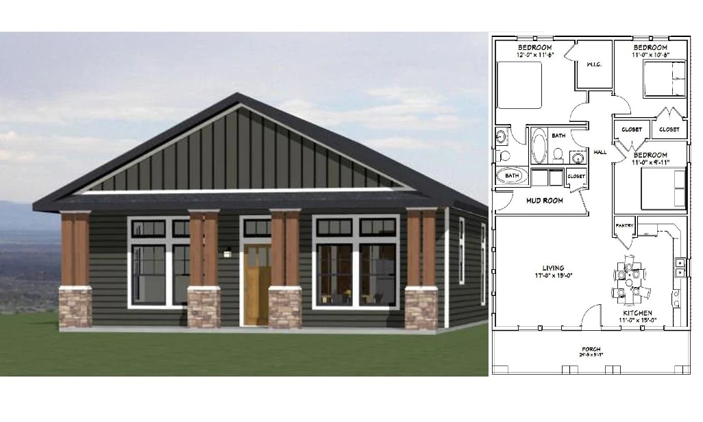 30x40-House-Floor-Plan-3-Bedrooms-2-Baths-1200-sq-ft-PDF-Floor-Plan-cover