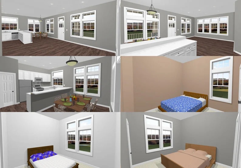 30x40-House-Floor-Plans-3-Bedrooms-2-Baths-1200-sq-ft-PDF-Floor-Plan-interior-3d