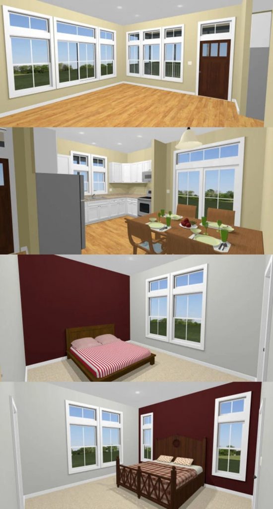 30x40-House-Idea-2-Bedrooms-2-Baths-1136-sq-ft-PDF-Floor-Plan-interior-design-3d