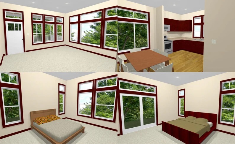 30x40-Small-House-Plans-2-Bedrooms-2-Baths-1136-sq-ft-PDF-Floor-Plan-interior