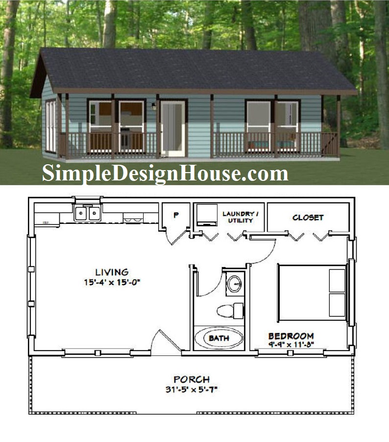 32x16-Small-Design-House-1-Bedroom-1-Bath-512-sq-ft-PDF-Floor-Plan-3d