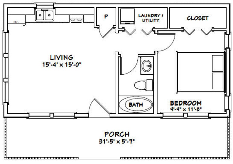 32x16-Small-Design-House-1-Bedroom-1-Bath-512-sq-ft-PDF-Floor-Plan-layout-plan
