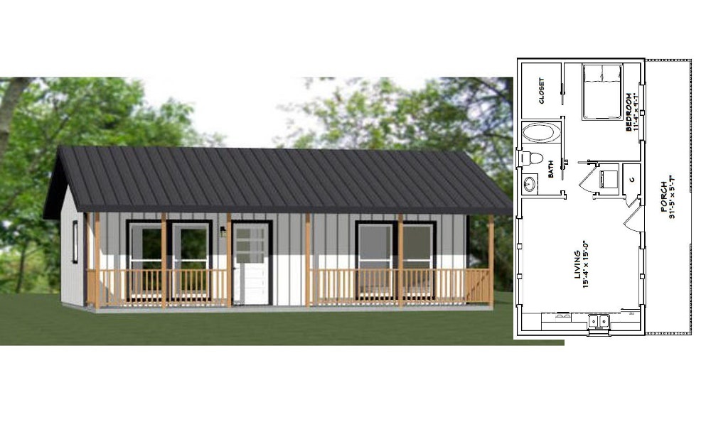 32x16-Small-House-3d-1-Bedroom-1-Bath-512-sq-ft-PDF-Floor-Plan-Cover