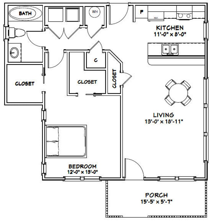 32x28-Small-House-Idea-1-Bedroom-1-Bath-824-sq-ft-PDF-Floor-Plan-layout-plan